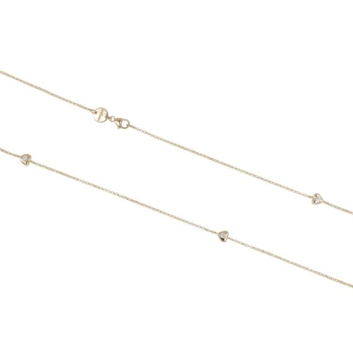 Collana in oro 18kt con diamanti bianchi naturali - CD762